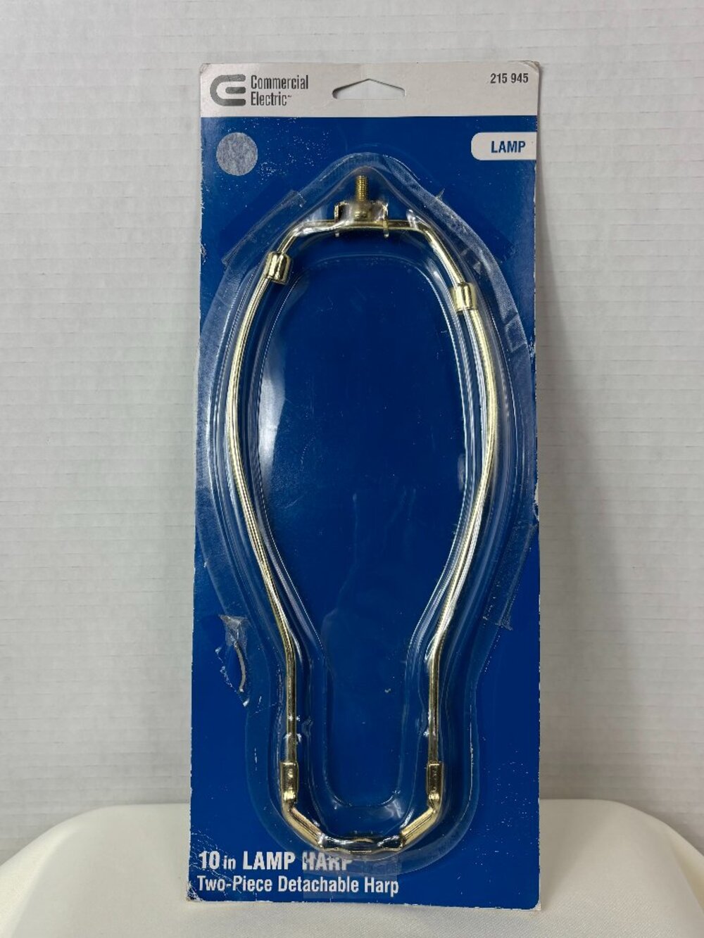 Commercial Electric 10 Inch Brass Lampshade Harp Two-Piece Detachable New